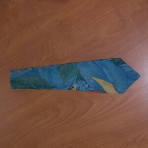 Vtg Austin Grey Novelty Abstract Wearable Art Silk Ties USA‎ Made